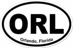 Orlando Florida - Oval Sticker