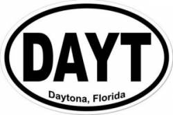 Daytona Florida - Oval Sticker
