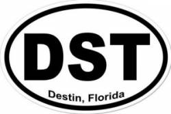 Destin Florida - Oval Sticker
