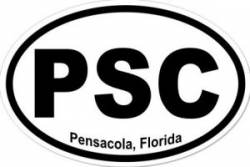 Pensacola Florida - Oval Sticker