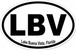 Lake Buena Vista Florida - Oval Sticker