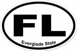 Everglade State - Oval Sticker