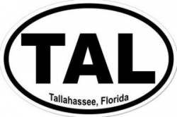 Tallahassee Florida - Oval Sticker