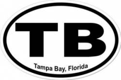 Tampa Bay Florida - Oval Sticker