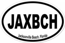 Jacksonville Beach Florida - Oval Sticker