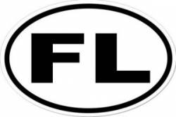 FL - Oval Sticker