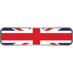 British Flag Helmet Stripe - Reflective Sticker