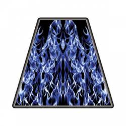 Blue Fire - Tetrahedron Reflective Sticker