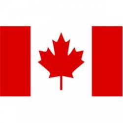 Canadian Flag - Reflective Sticker