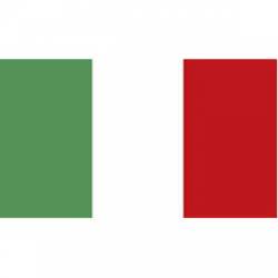 Italian Flag - Reflective Sticker