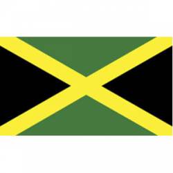 Jamaican Flag - Reflective Sticker