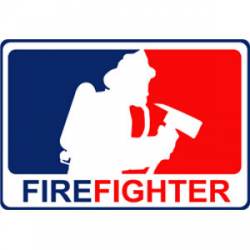 Major League Firefighter Version 1 - Reflective Sticker