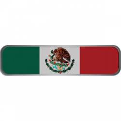 Mexican Flag Helmet Stripe - Reflective Sticker