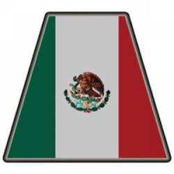 Mexican Flag - Tetrahedron Reflective Sticker