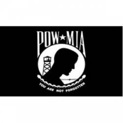 Pow Mia Flag - Reflective Sticker