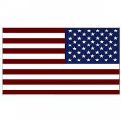 Reflective Reverse American Flag - Sticker