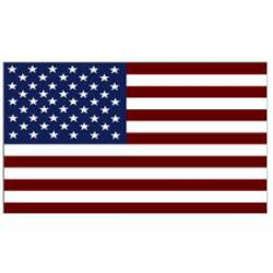 Reflective American Flag - Sticker