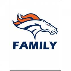 Denver Broncos - Team Family Pride Decal