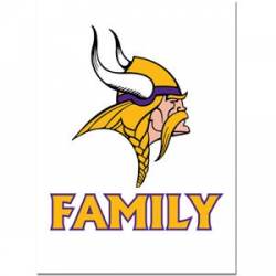 Minnesota Vikings - Team Family Pride Decal