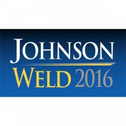 Gary Johnson Bill Weld For President 2016 - Bumper Sticker
