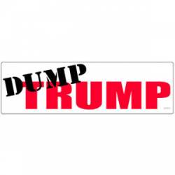Dump Trump - Bumper Sticker