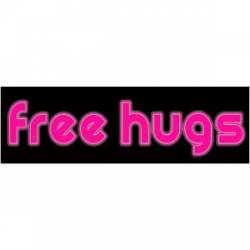 Free Hugs - Bumper Sticker