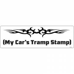 My Car's Tramp Stamp - Bumper Magnet