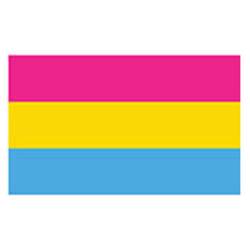 Pan Sexual Pride Flag - Sticker