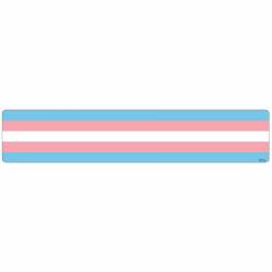 Transexual Skinny Flag - Bumper Magnet