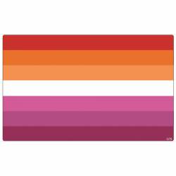 Lesbian Pride Flag - Bumper Magnet