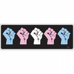 Transexual Resist Fists - Vinyl Sticker