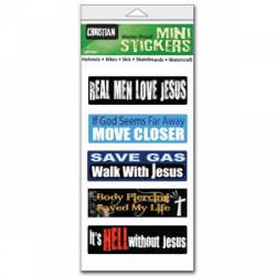 Christian - Set of 5 Mini Stickers
