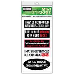 Gettng Old - Set of 5 Mini Stickers