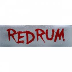 Redrum - Bumper Sticker