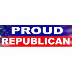 Proud Republican - Bumper Magnet