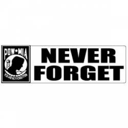 Never Forget POW MIA - Bumper Sticker