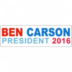 Ben Carson President 2016 - Bumper Sticker