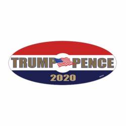 Trump Pence 2020 - Oval Sticker