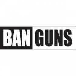 Ban Guns - Bumper Sticker