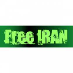 Free Iran - Bumper Sticker
