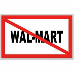 Anti Walmart - Bumper Sticker