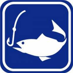 Fishing Symbol - Sticker