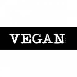 Vegan - Bumper Sticker