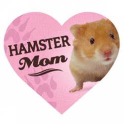 Hamster Mom - Heart Magnet