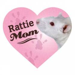 Rattie Mom - Heart Magnet