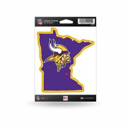 Minnesota Vikings Minnesota - Home State Vinyl Sticker