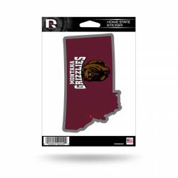 University Of Montana Grizzlies - Home State Vinyl Sticker