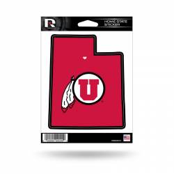 University Of Utah Utes - Home State Vinyl Sticker