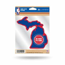 Detroit Pistons Michigan - Home State Vinyl Sticker