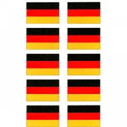 Germany - Sheet Of 10 Mini Stickers